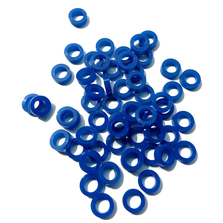 Die Cut Blue Silicone Rubber Gaskets