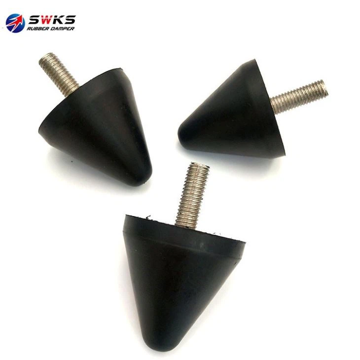 Thread Stud Conical Rubber Bumper M10*28 50*50