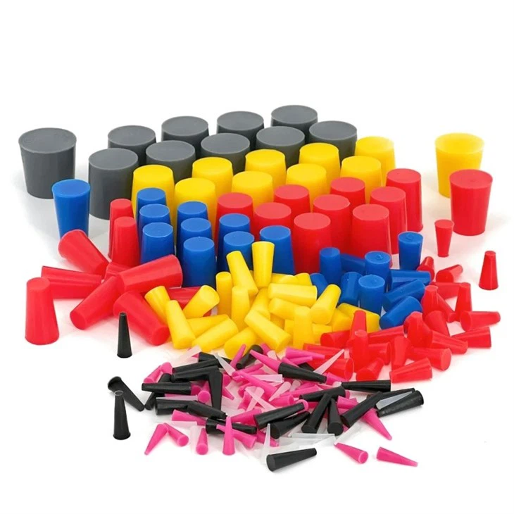 Silicone Tapered Sealing Plugs Rubber Stoppers
